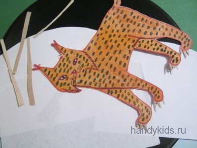 Рысь поделка