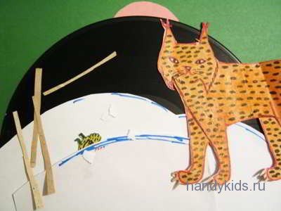 Рысь поделка