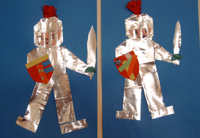 Поделка рыцарь для детей