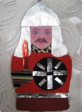 Аппликация богатырь