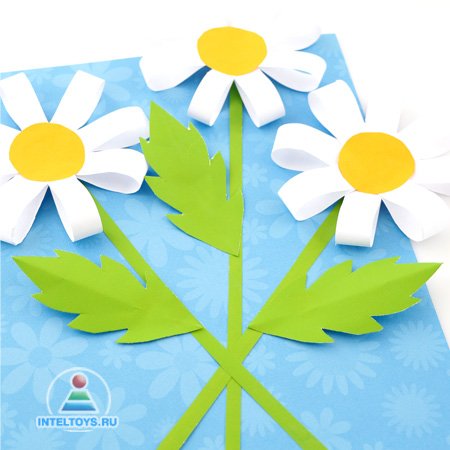 Аппликация Ромашка объемная