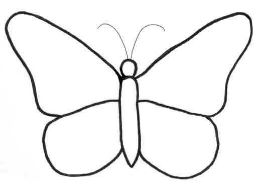 Аппликация. Бабочки