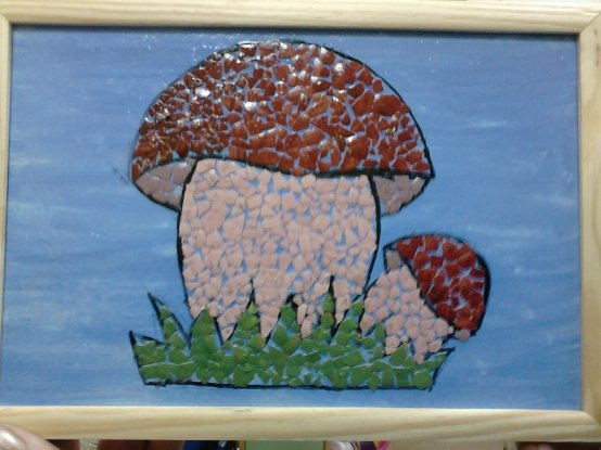 Мозаика из яичной скорлупы для детей