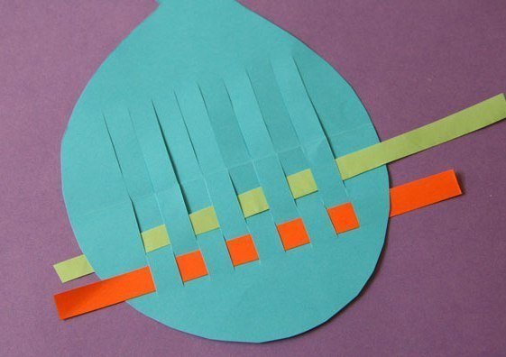 Поделки из цветной бумаги плетение