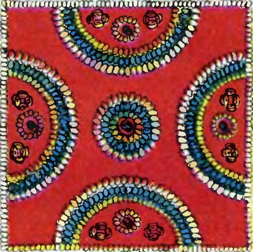 Саамская вышивка узоры