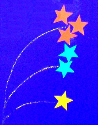 Аппликация салют