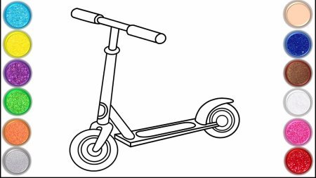 Аппликации самокат (44 фото)