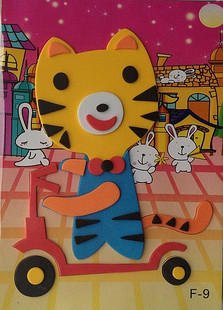 Аппликация самокат