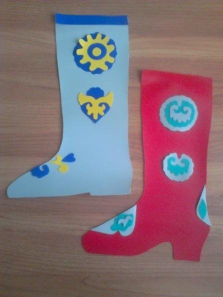 Рисование сапоги в средней группе