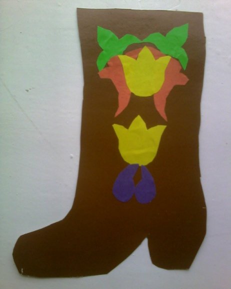 Аппликация сапоги