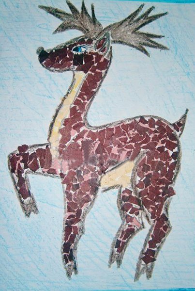 Мозаика из бумаги