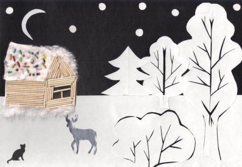 Аппликация к сказке серебряное копытце