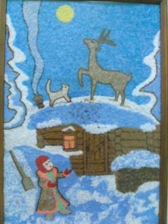 Аппликация по Серебряному копытцу