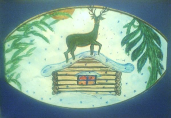 Иллюстрация к сказке серебряное копытце