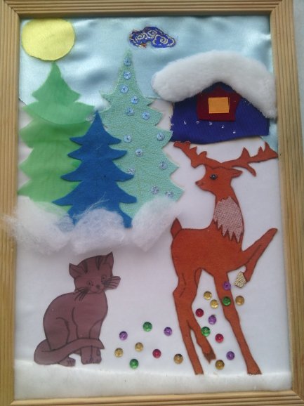 Аппликация на тему русские народные сказки