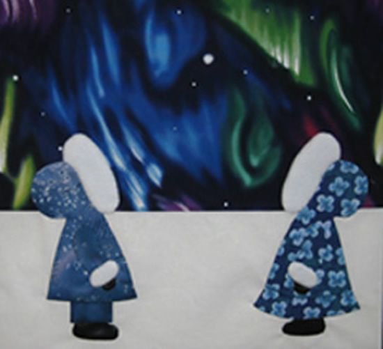 Поделка Северное сияние