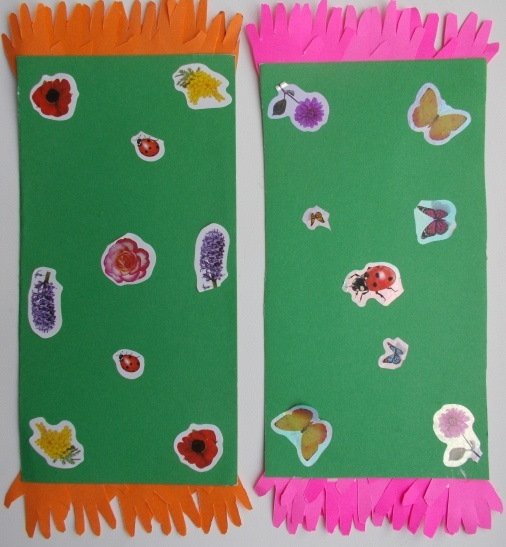 Аппликация полотенце в средней группе