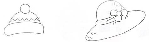 Шаблоны головных уборов для детей в детском саду