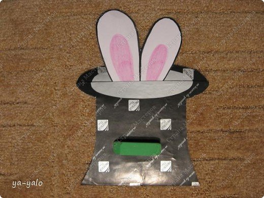 Поделка кролик из шляпы