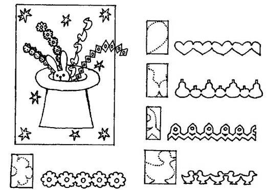 Шляпа фокусника аппликация в старшей группе занятие