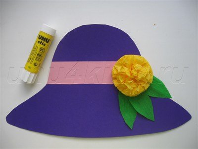 Шляпка из бумаги для поделки