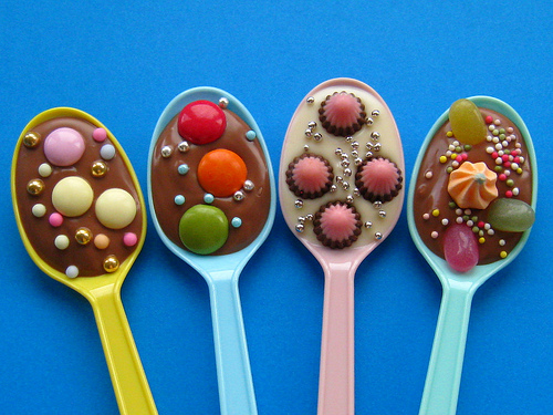 Ложка из пластилина