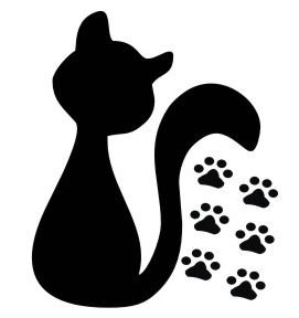 Трафарет кошки