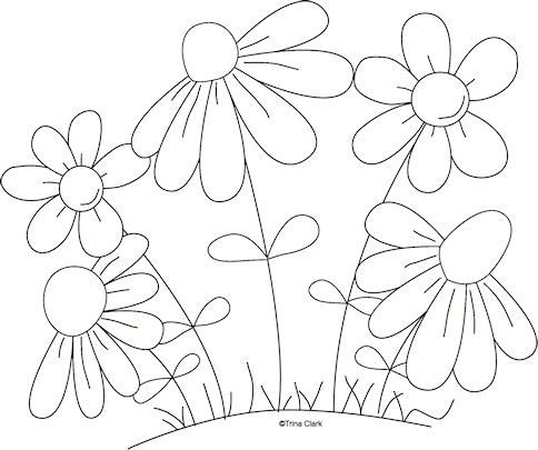 Шаблоны цветов для вышивания