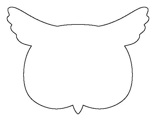 Сова трафарет для вырезания