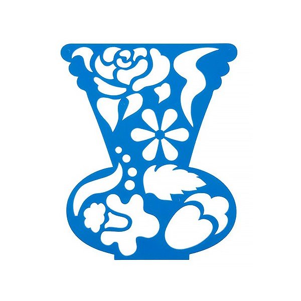 Трафарет вазы для цветов