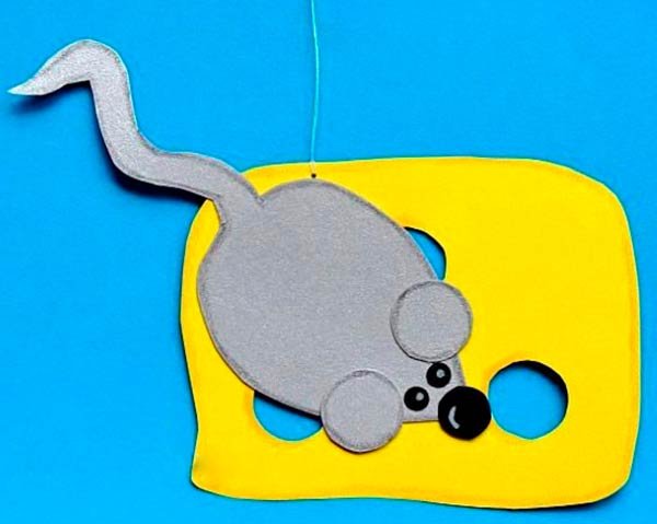 Аппликация мышка