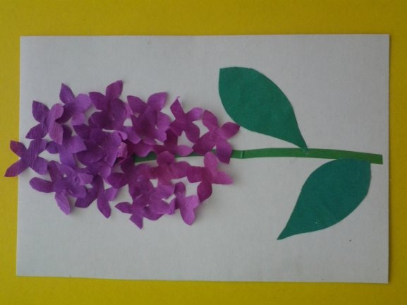 Аппликации сирень (41 фото)