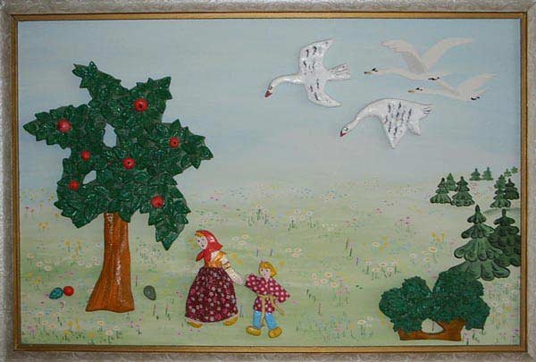 Поделка на тему гуси лебеди