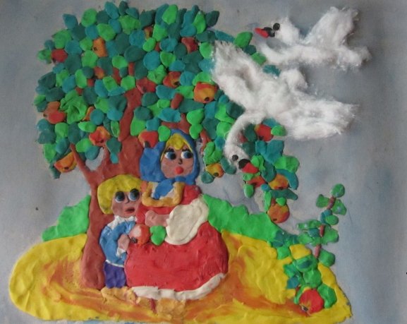 Аппликация по сказкам в подготовительной группе