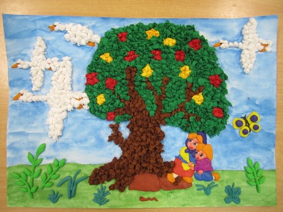 Поделки по сказке гуси лебеди