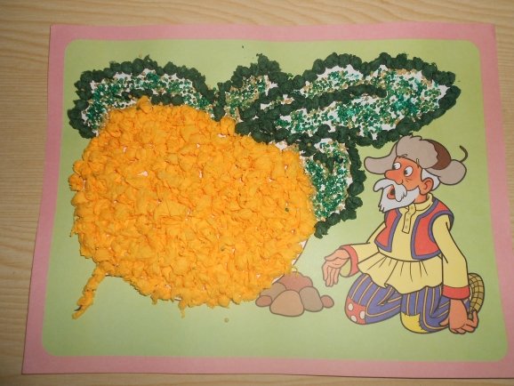 Аппликация на тему сказки