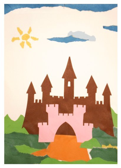 Аппликация замок