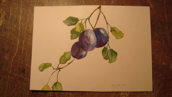 Поделка слива