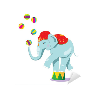 Аппликации слон жонглер (33 фото)