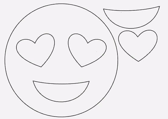 Выкройка подушки смайлика