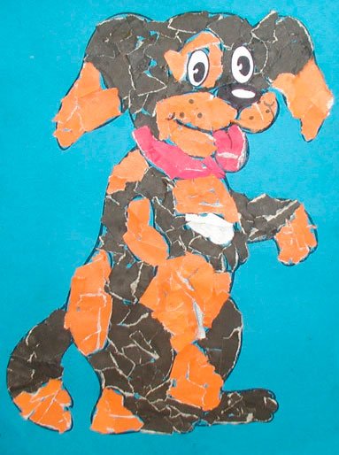 Отрывная аппликация