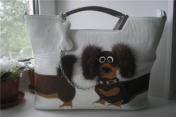 Валяная сумка для собачки