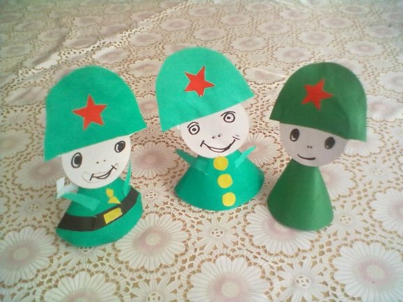 Поделки на 23 февраля