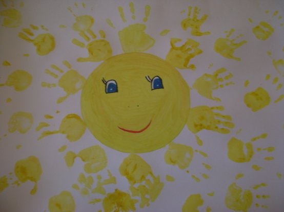 Рисование солнышко в младшей группе