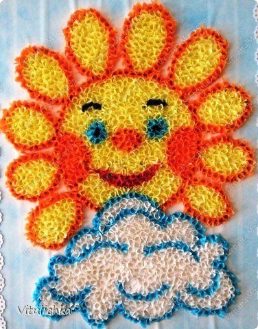 Поделки в технике торцевание для детей