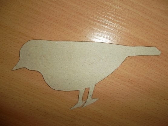 Аппликация Воробей в средней группе