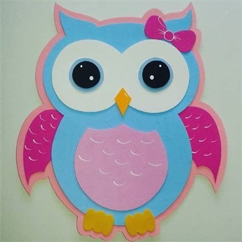 Аппликация Сова из фетра