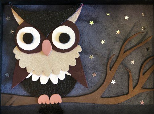 Аппликации сова из кожи (45 фото)