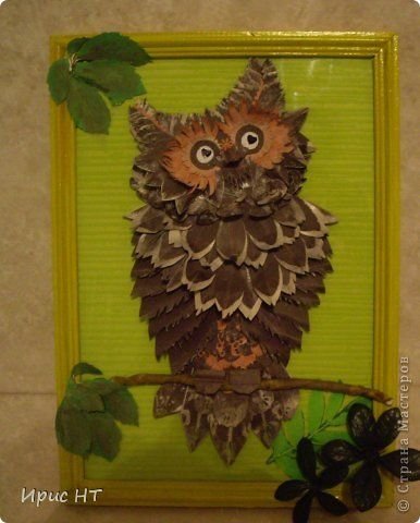 Поделка Сова объемная