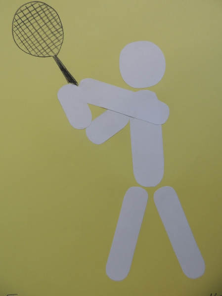 Аппликация на тему спорт